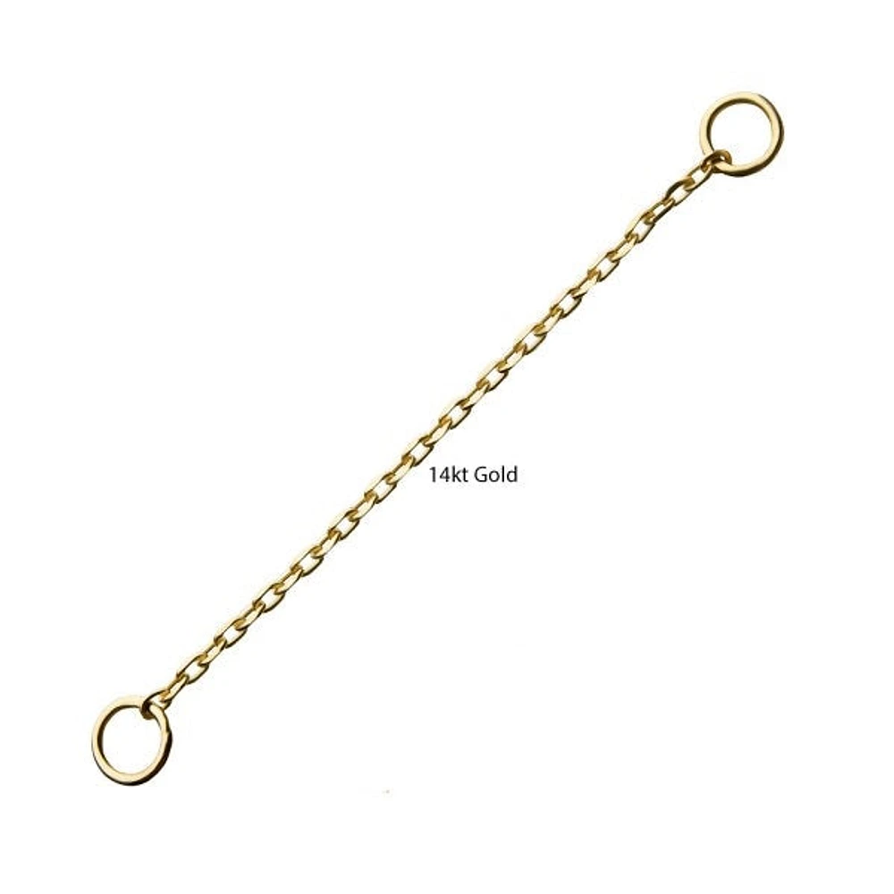 Rolo Chain 7/8" 14Kt Gold