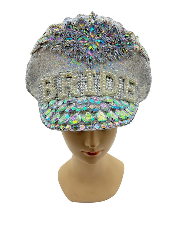Bride Hat With Stones
