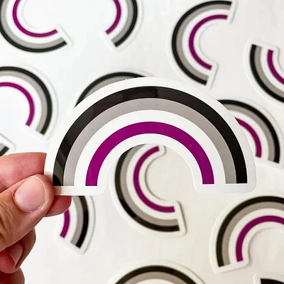 Asexual Rainbow Sticker