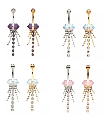 Crystal 7 Gems And Beads Dangle