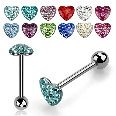 Ferido Heart Tonge Barbell