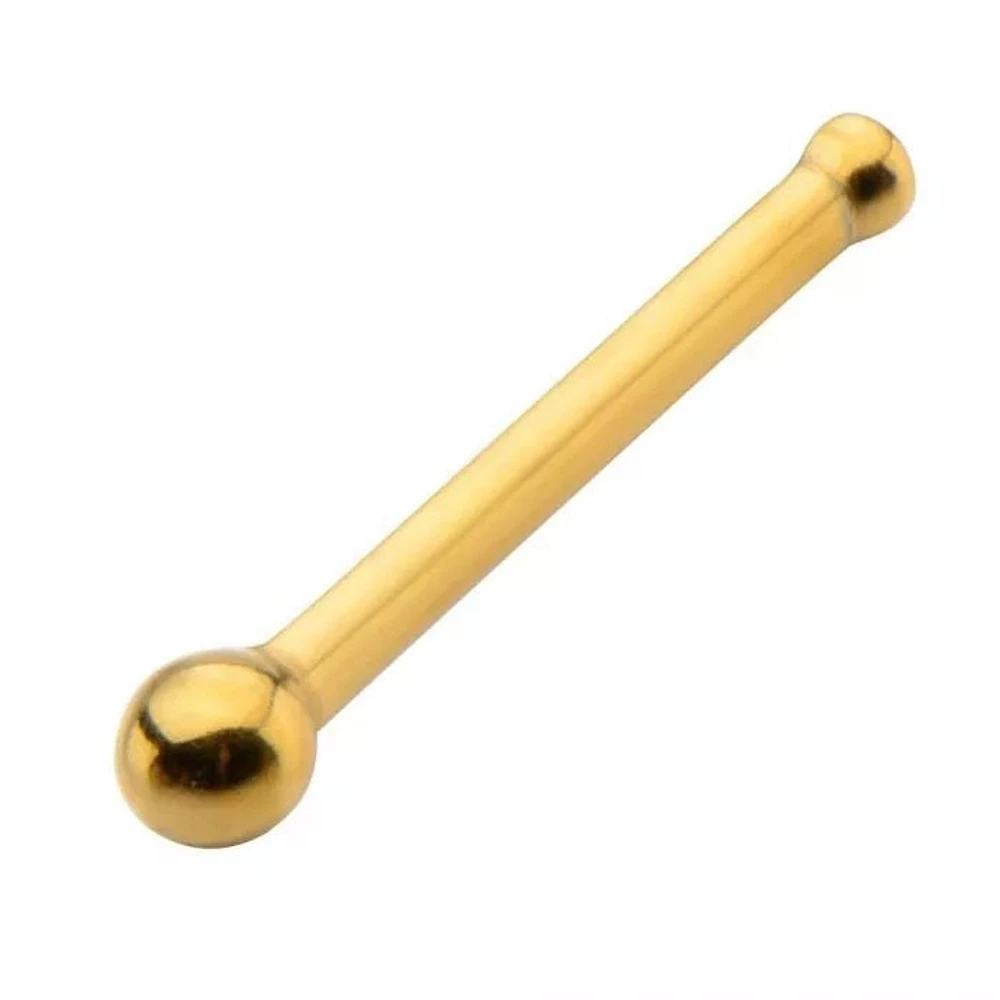 20g Gold 1.5mm Ball Bone Nose Stud