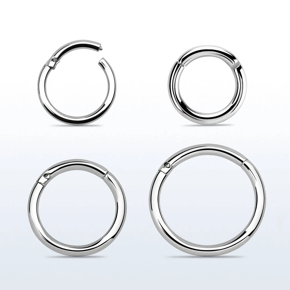 10g Hinged Hoop