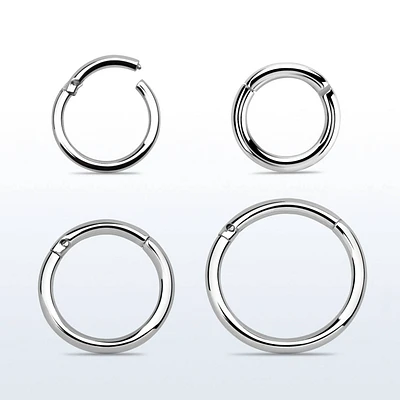 10g Hinged Hoop