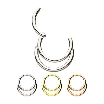 16g Double Hoop Hinged