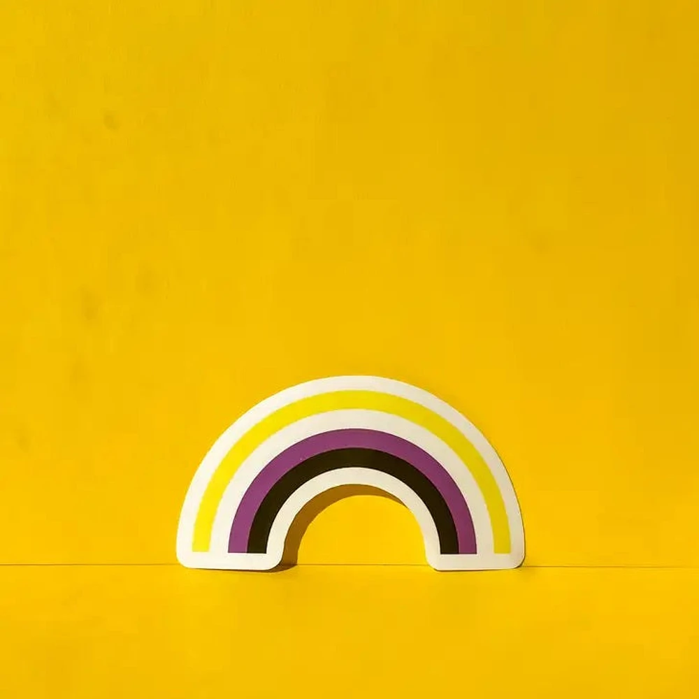 Nonbinary Rainbow Sticker