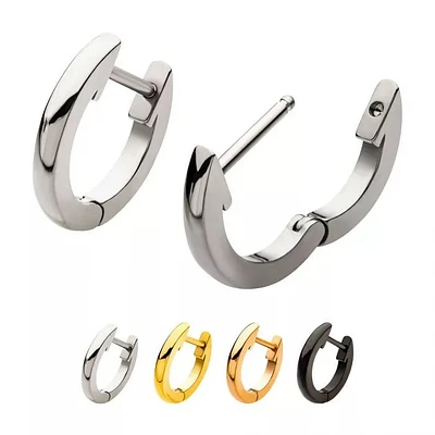 Plain 18g Huggie Earring