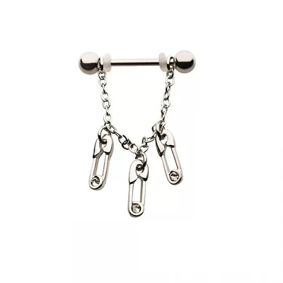 Safety Pin Chain Nipple