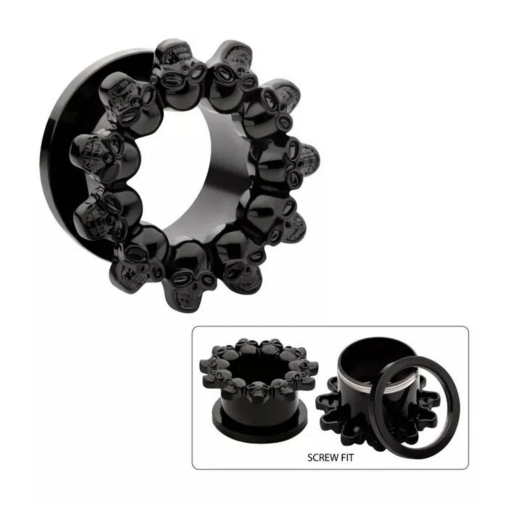 Cabezal de máquina con borde calavera 0g - 7/8"