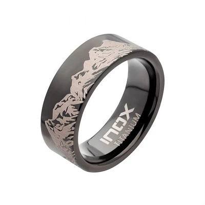 Titianium Black Ring Landscape Size 11
