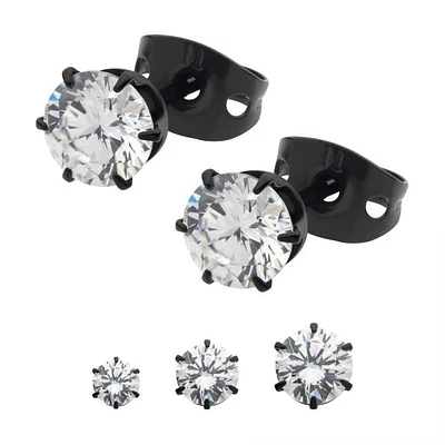 20g Black PVD Titanium Earring 5MM