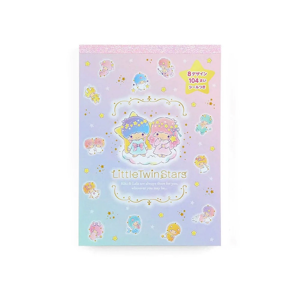 Sanrio Little Twin Stars Memo Pad & Sticker Set