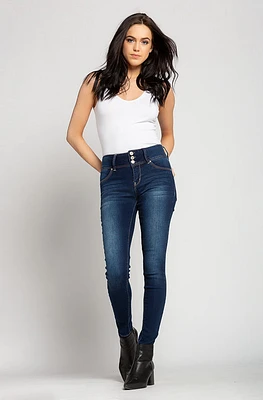 WallFlower Riverton Wash InstaSoft Sassy High-Rise Skinny Jean