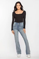 WallFlower Mel Wash Sassy High-Rise Bootcut Jean