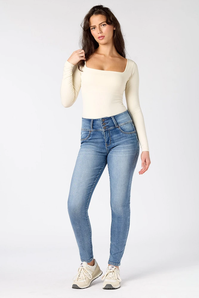 WallFlower InstaSoft Mara Wash Sassy Skinny High-Rise Jegging