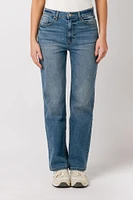 Celebrity Pink Dark Wash High-Rise Straight-Leg Jean