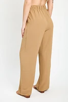 Airflow Wide-Leg Tie-Front Pant
