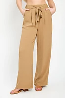 Airflow Wide-Leg Tie-Front Pant