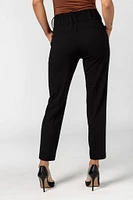Knit Crepe Wide Waistband Trouser