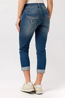 WallFlower InstaSoft Juliette Wash Ultra Mid-Rise Cropped Skinny Jean