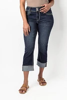 WallFlower Insta-Stretch Evan Wash High-Rise Cropped Jean