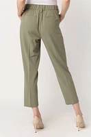 Knit Crepe Cropped Trouser