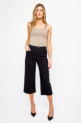 Pull-On High-Rise Culotte