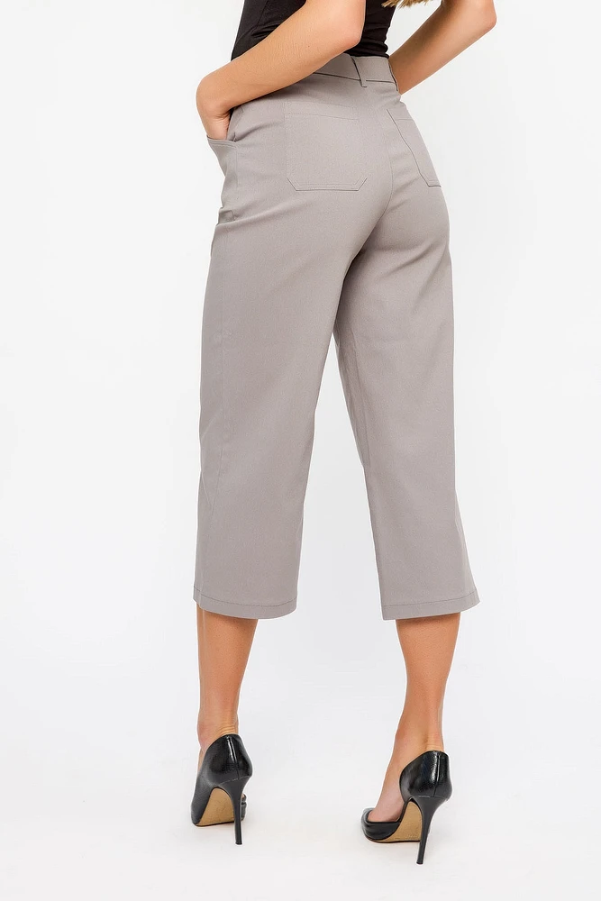 Pull-On High-Rise Culotte