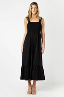 Airflow Maxi Dress with Smocked Top