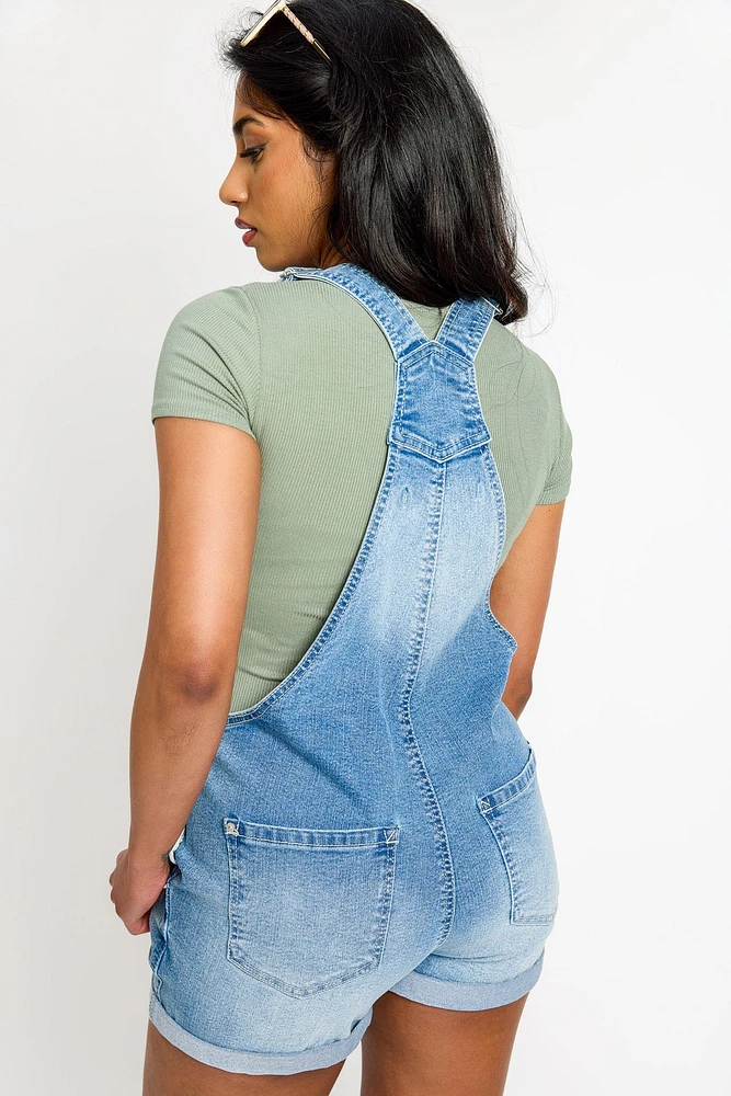WallFlower Audrey Wash Retro High-Rise Shortall