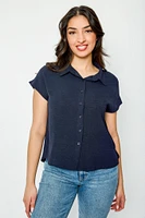 Airflow Short-Sleeve Button-Up Shirt