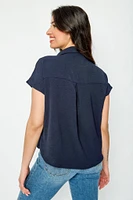Airflow Short-Sleeve Button-Up Shirt