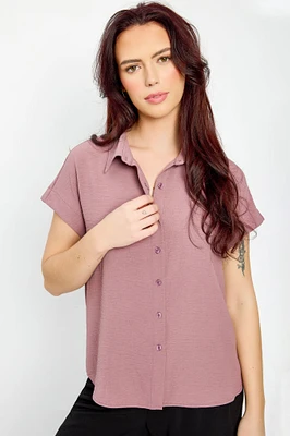 Airflow Short-Sleeve Button-Up Shirt