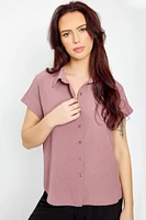 Airflow Short-Sleeve Button-Up Shirt