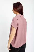 Airflow Short-Sleeve Button-Up Shirt