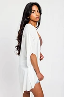 Solid Sheer Kimono