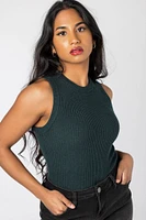Ribbed Sleeveless Shell