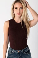Ribbed Sleeveless Shell