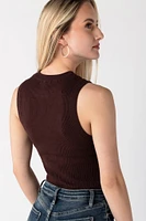 Ribbed Sleeveless Shell