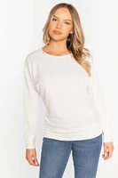 Dolman Sleeve Hacci Sweater
