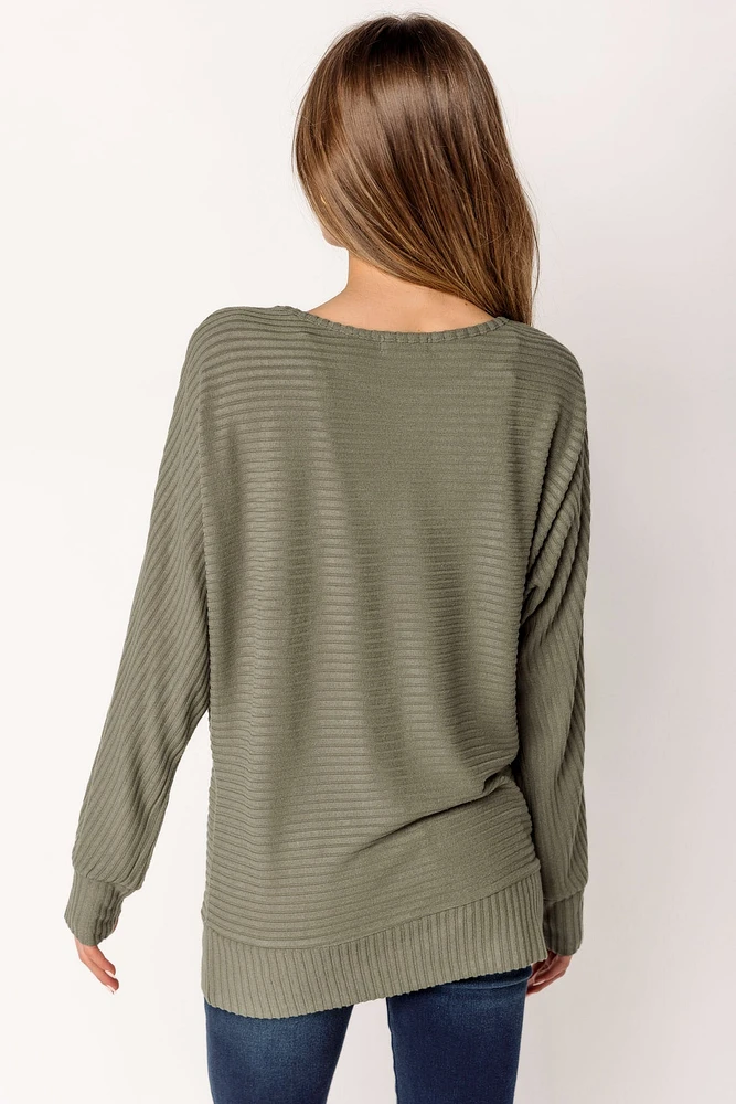 Dolman Sleeve Hacci Sweater
