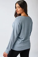 Dolman Sleeve Hacci Sweater