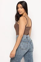 Scoop-Neck Cami with Spaghetti Straps