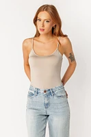 Scoop-Neck Cami with Spaghetti Straps
