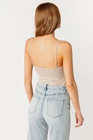 Scoop-Neck Cami with Spaghetti Straps