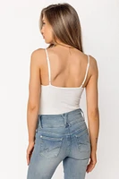 Scoop-Neck Cami with Padded Cups