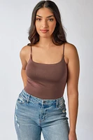 Scoop-Neck Cami with Padded Cups