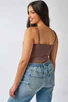Scoop-Neck Cami with Padded Cups