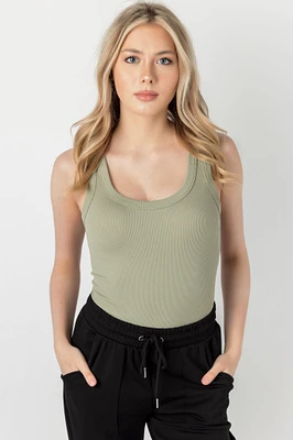 WallFlower Megan Seamless Scoop Neck Tank