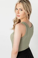 WallFlower Megan Seamless Scoop Neck Tank